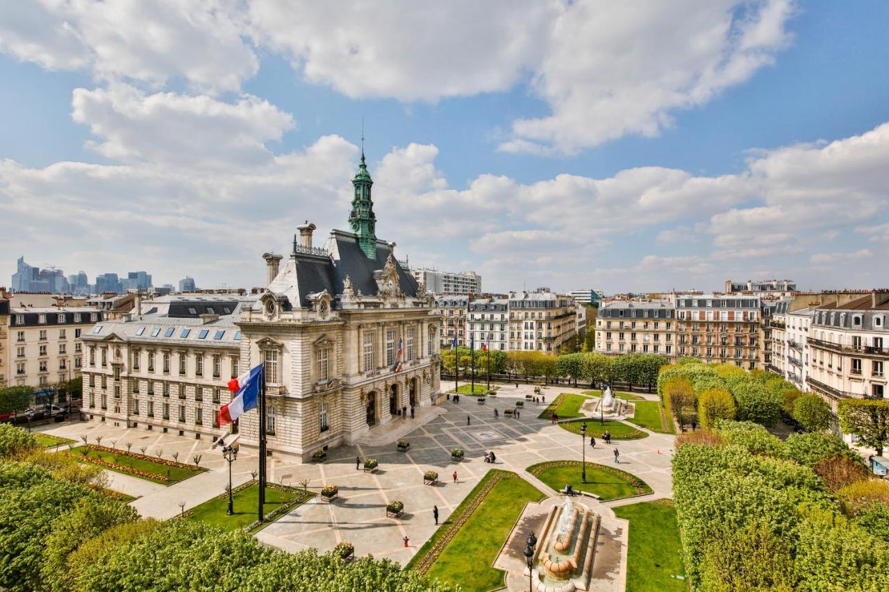 Ferienwohnung Place De La Mairie Levallois-Perret Exterior foto